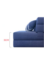 Twix 150cm Katlanır Koltuk & Yatak & Kanepe - Açık Gri
