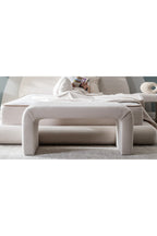 Yeni Nesil Duo Legom Bench - İkili Tabure & Sehpa Seti - Hardal