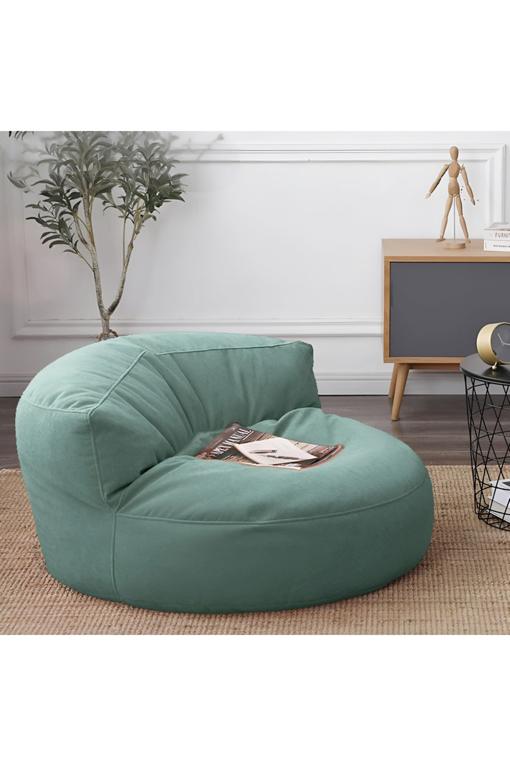 GoodNight&SoftHome Twist Puf Berjer Takım Rahat Yeni Nesil Bench - Gri
