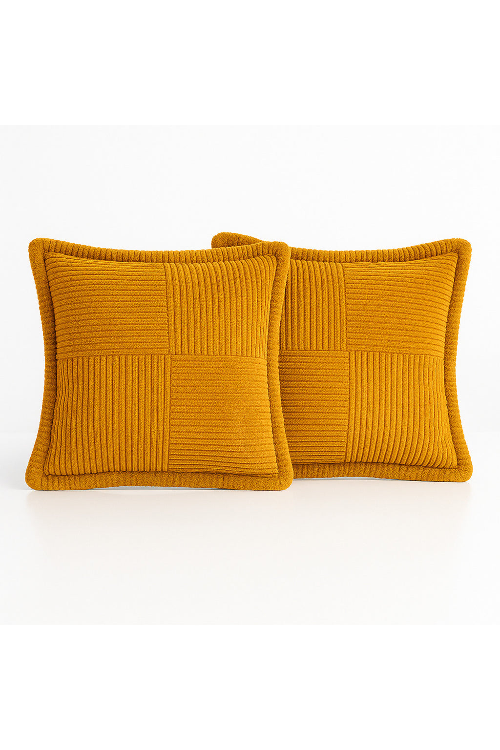 GoodNight&SoftHome Zigzag Kırlent - Hardal - 45 x 45