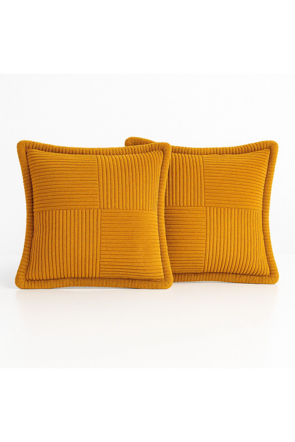 GoodNight&SoftHome Zigzag Kırlent - Hardal - 45 x 45
