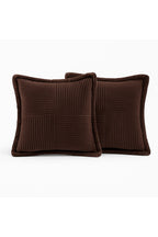 GoodNight&SoftHome Zigzag Kırlent - Kahverengi - 45 x 45