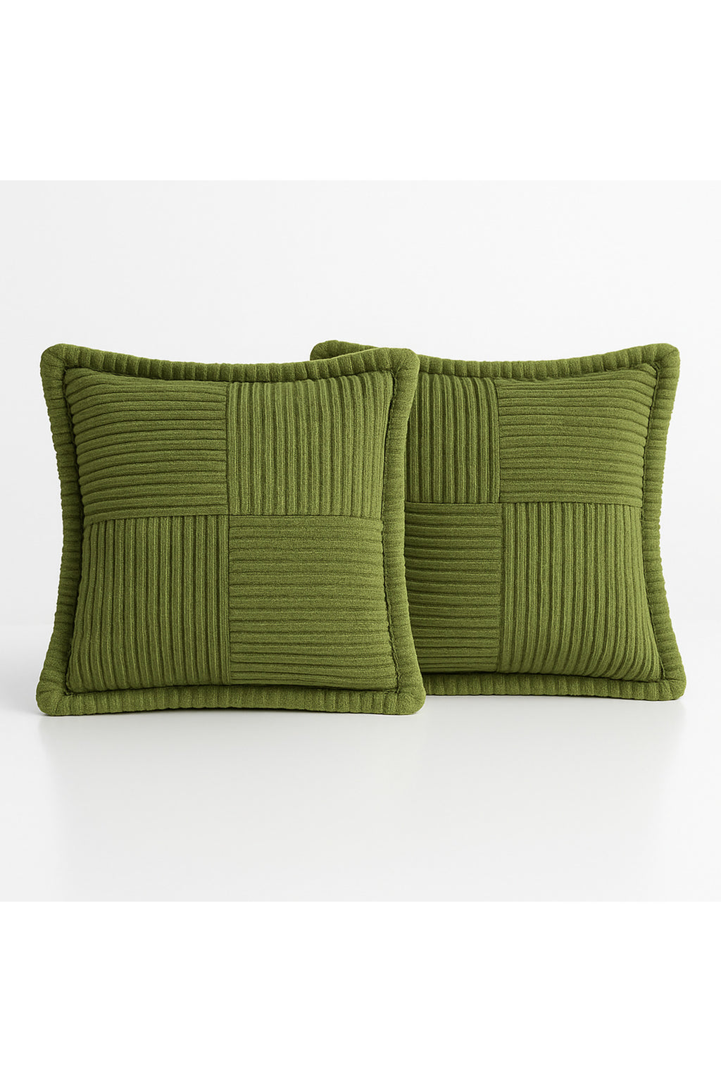 GoodNight&SoftHome Zigzag Kırlent - Yeşil - 45 x 45