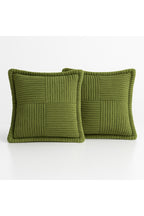 GoodNight&SoftHome Zigzag Kırlent - Yeşil - 45 x 45