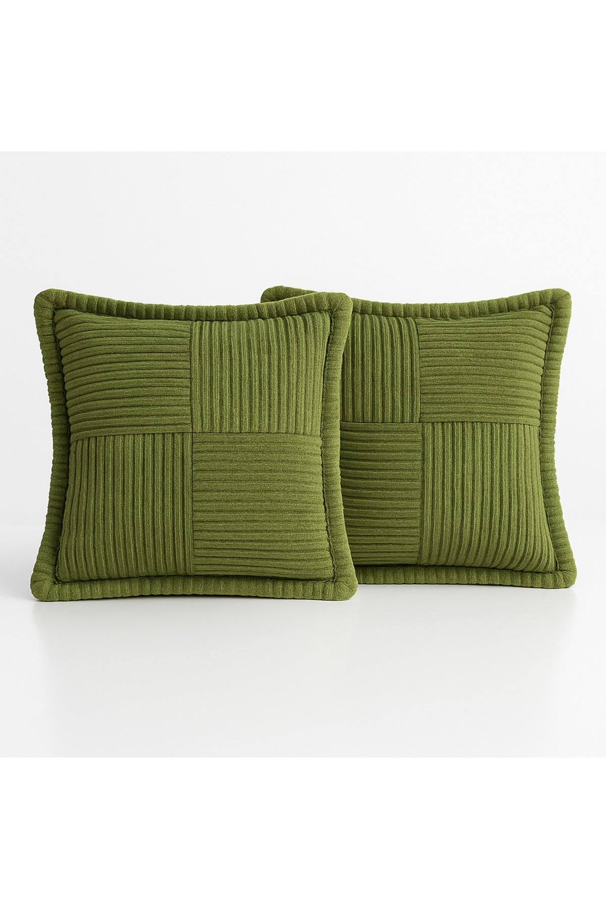 GoodNight&SoftHome Zigzag Kırlent - Yeşil - 45 x 45