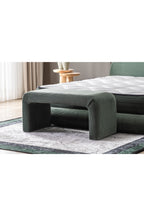 Yeni Nesil Duo Legom Bench - İkili Tabure & Sehpa Seti - Yeşil - 60 x 100