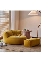 Twist Berjer Dolgulu Yeni Nesil Puff Hediyeli - sarı - 100 x 100