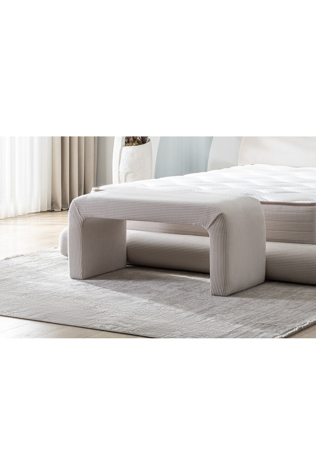 Yeni Nesil Duo Legom Bench - İkili Tabure & Sehpa Seti - Lacivert