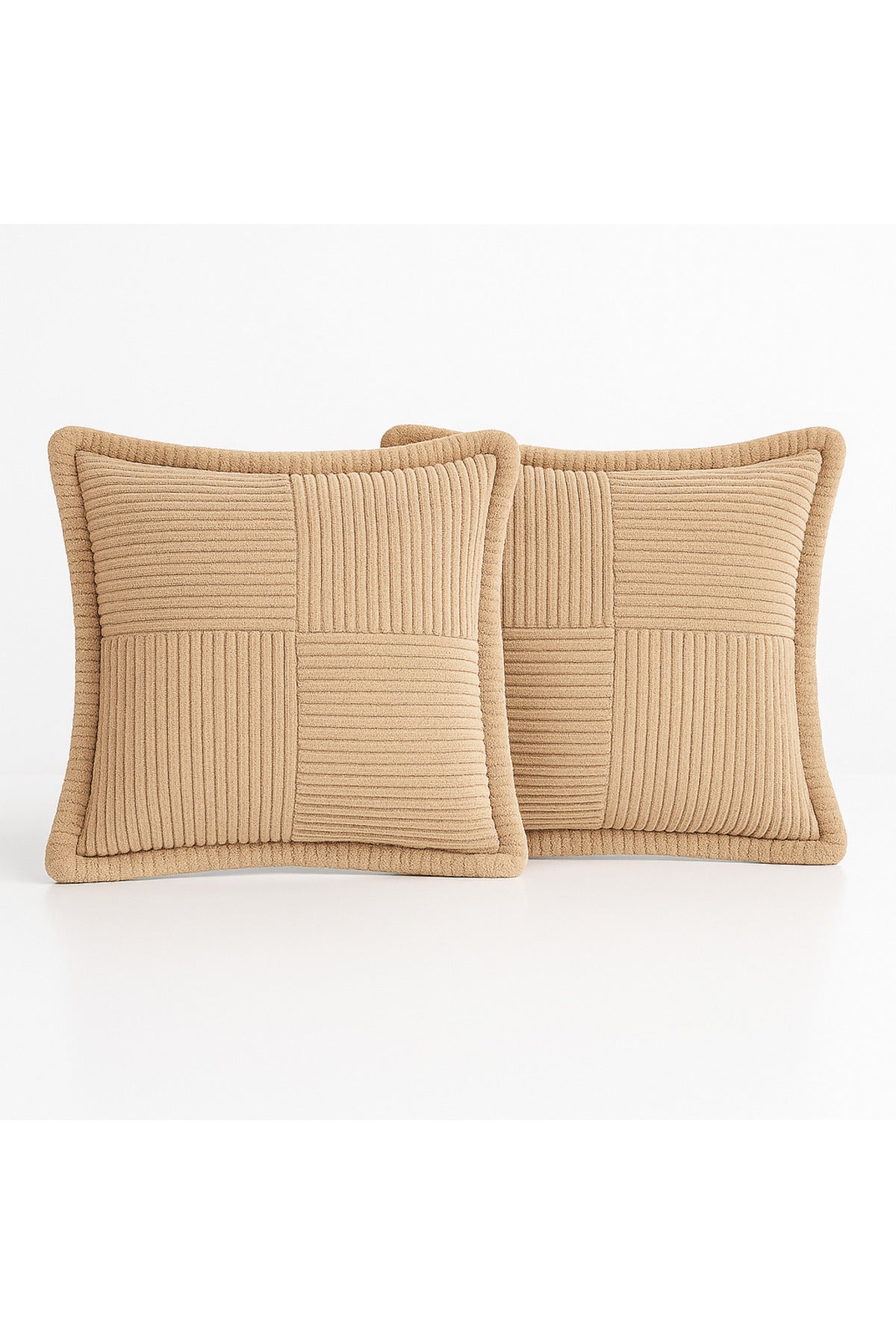 GoodNight&SoftHome Zigzag Kırlent - Bej - 45 x 45